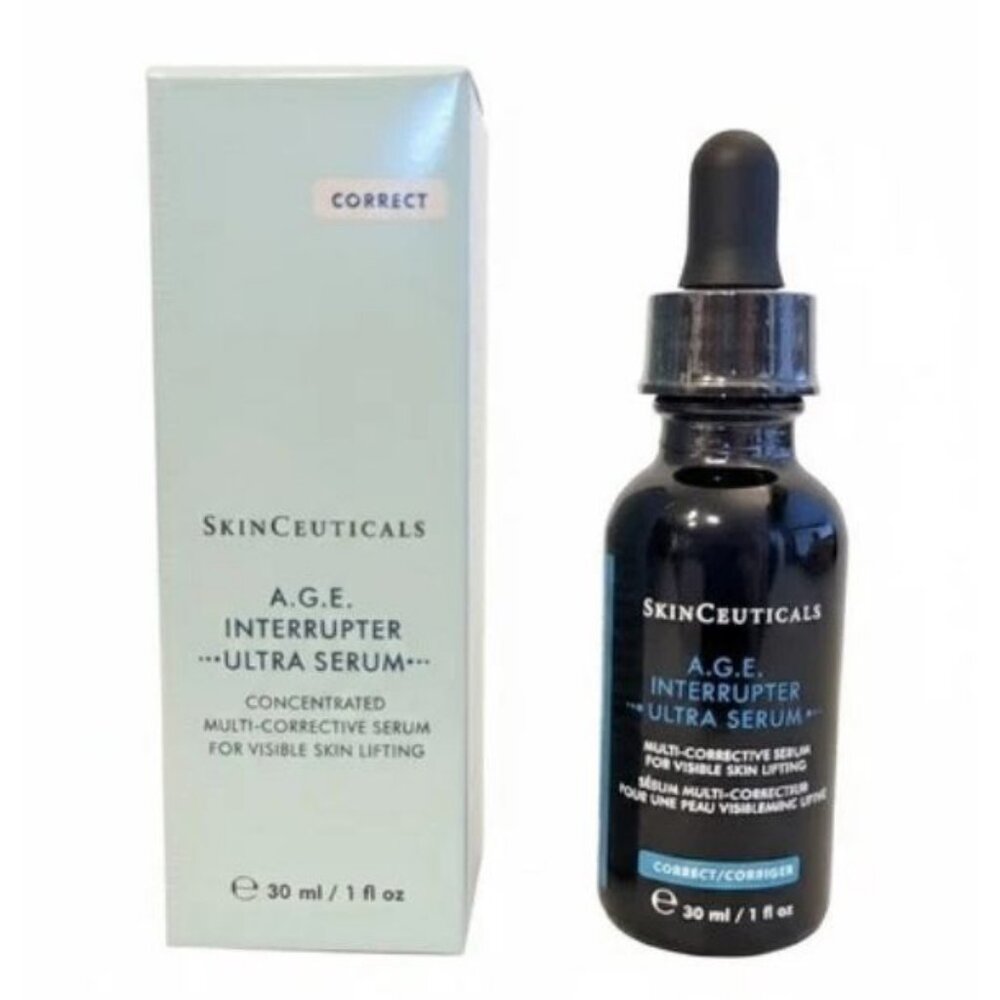 SkinCeuticals AGE A.G.E. Interrupter Ultra Serum Full Size 1 OZ Sealed Pack 2 - Picture 2 of 4